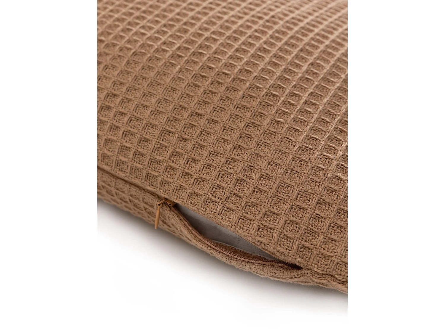 Housse de coussin Amalia Marron clair 45x45 cm