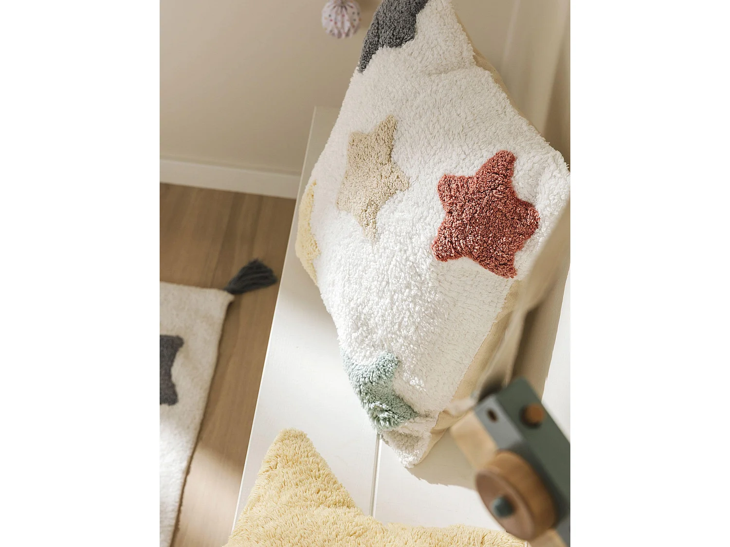 Housse de coussin Stars Multicouleur 45x45 cm