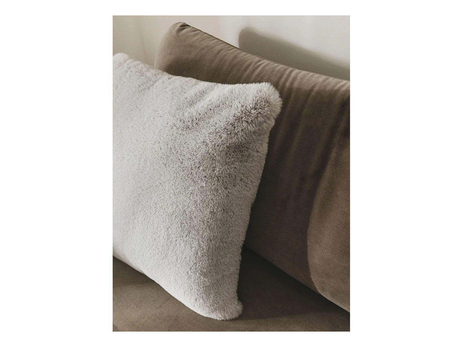 Housse de coussin Dave Gris 45x45 cm