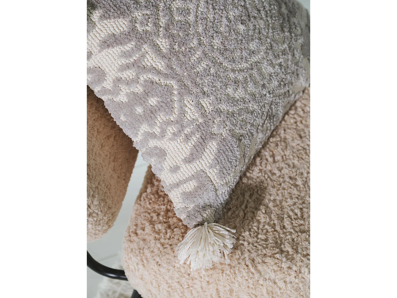 Housse de coussin Elias Gris 45x45 cm