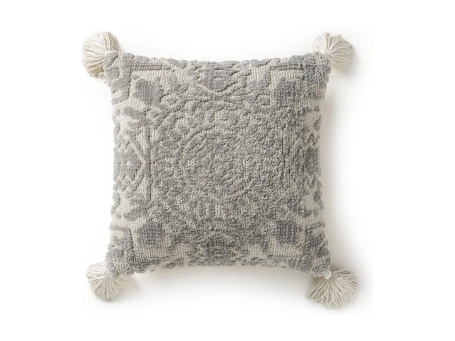 Housse de coussin Elias Gris 45x45 cm