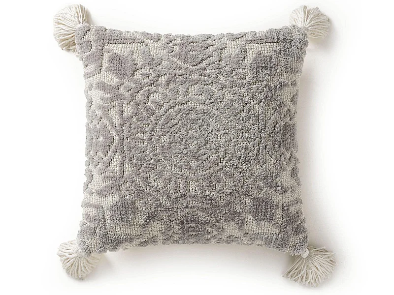 Housse de coussin Elias Gris 45x45 cm