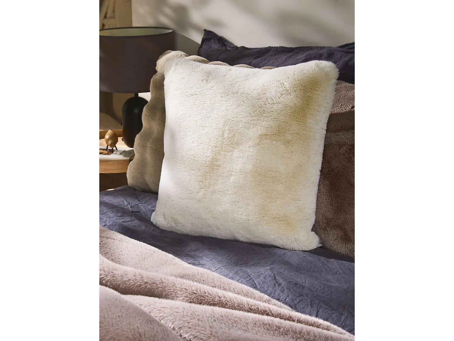 Housse de coussin Dave Crème 45x45 cm