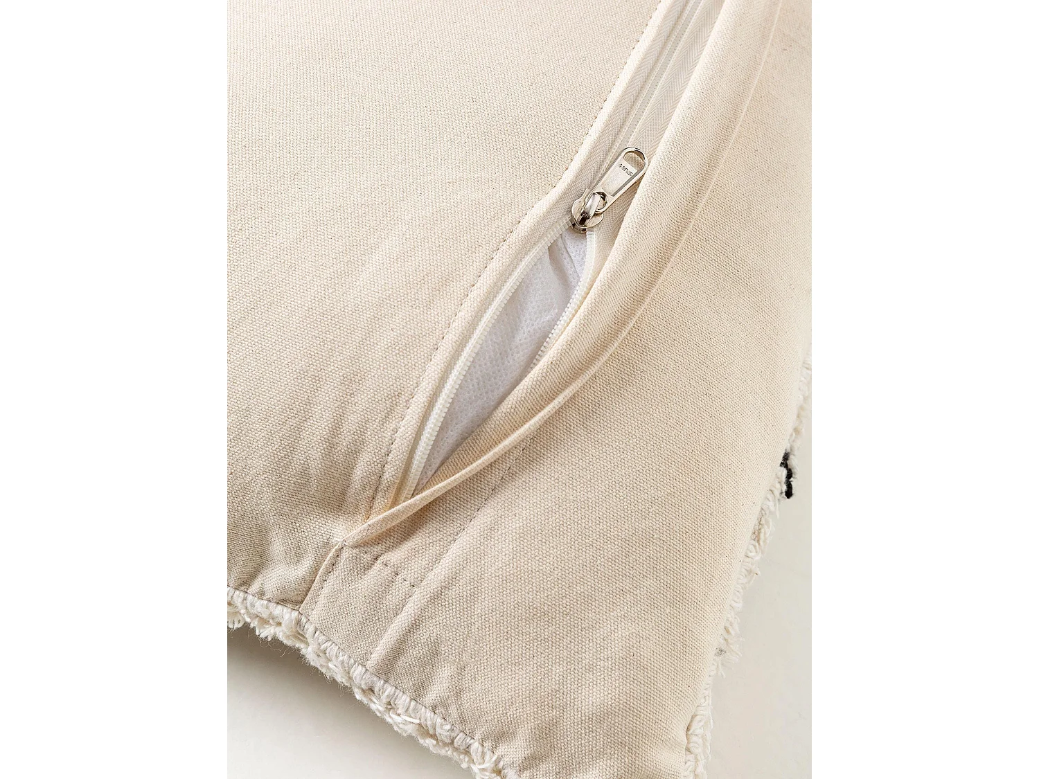 Housse de coussin Naomi Crème 45x45 cm