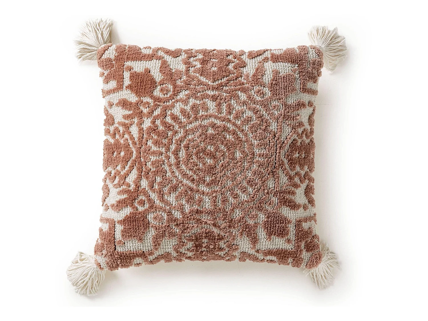 Housse de coussin Elias Terracotta 45x45 cm