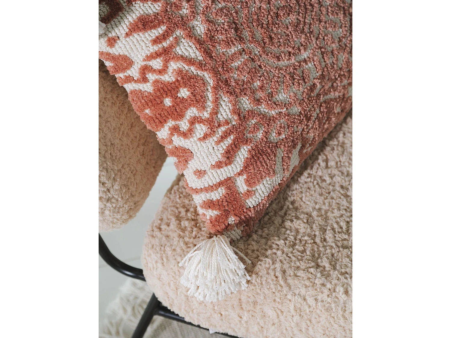 Housse de coussin Elias Terracotta 45x45 cm