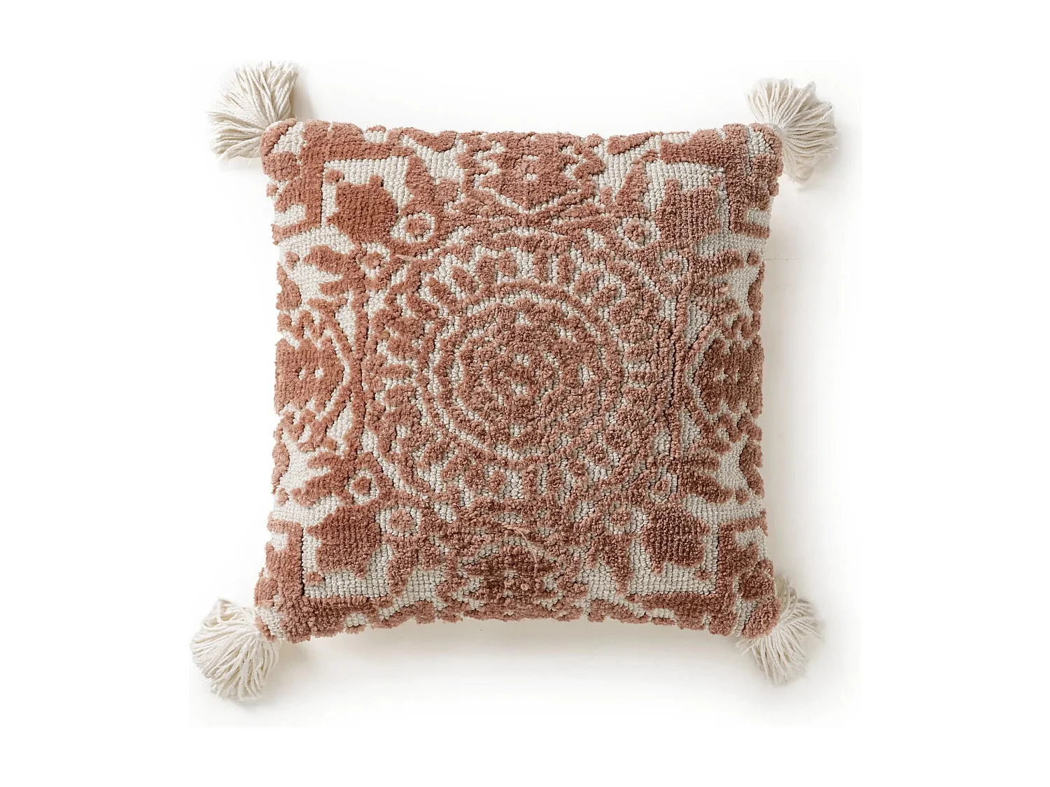 Housse de coussin Elias Terracotta 45x45 cm