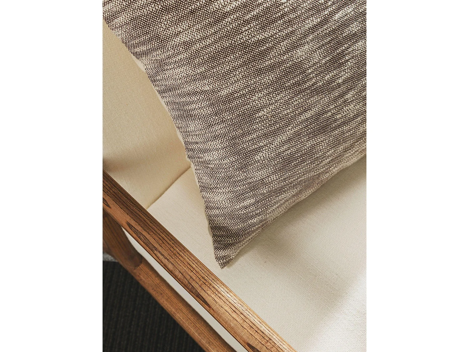 Housse de coussin Nadia Marron 45x45 cm