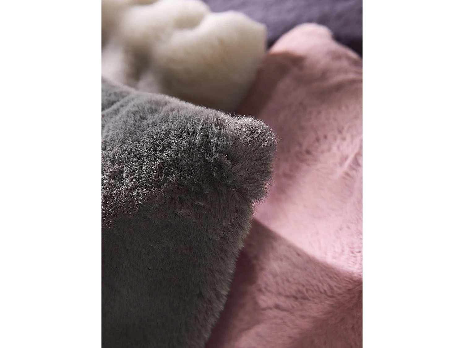 Housse de coussin Dave Anthracite 45x45 cm