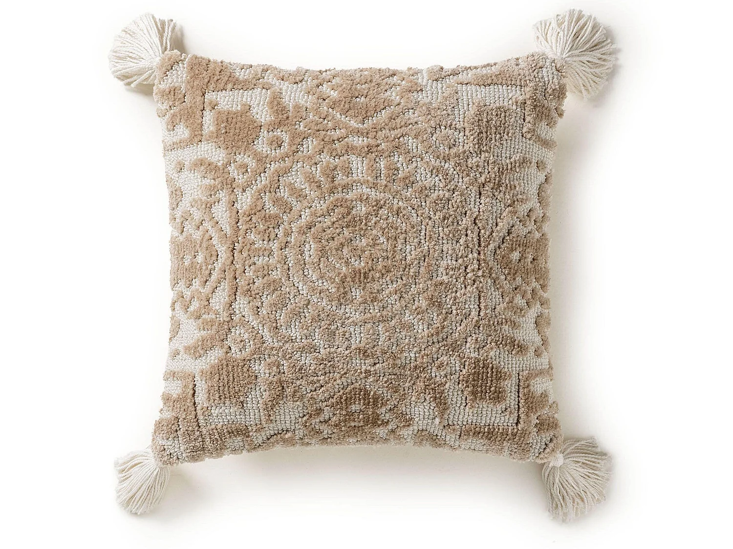 Housse de coussin Elias Beige 45x45 cm