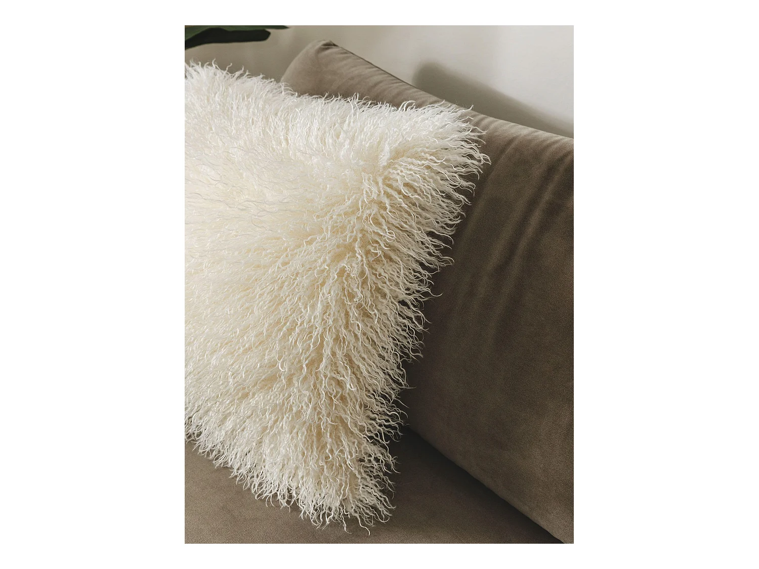 Housse de coussin Oscar Crème 45x45 cm