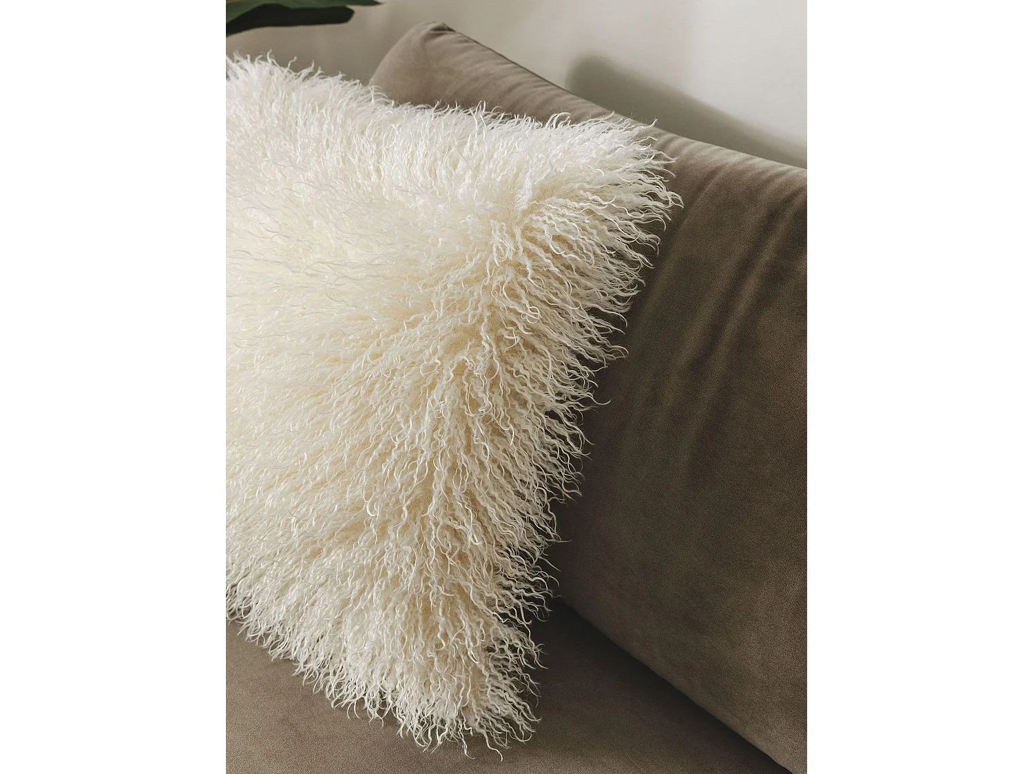 Housse de coussin Oscar Crème 45x45 cm