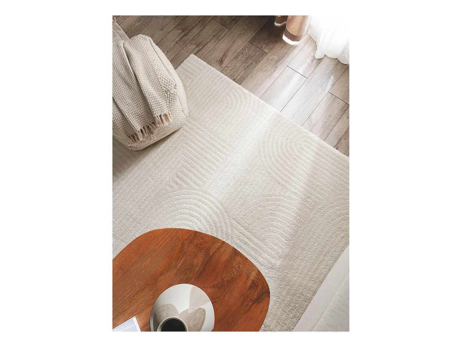 Tapis Tacoma Crème 240x340 cm