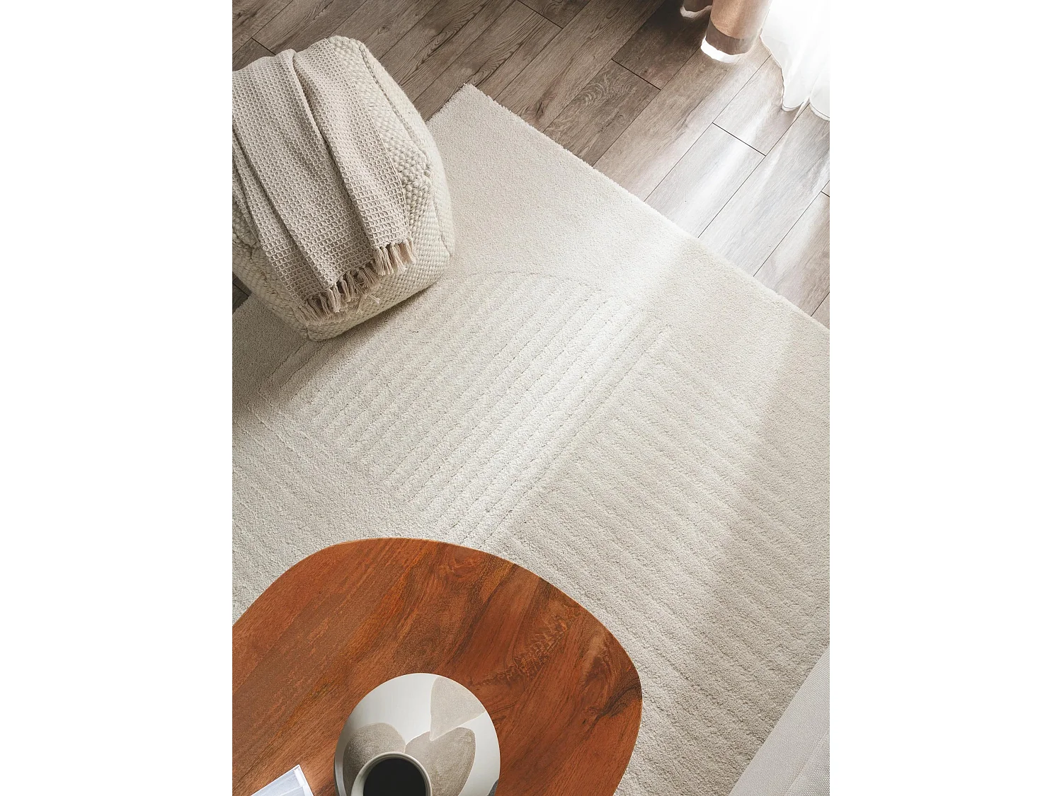 Tapis Tacoma Crème 200x290 cm