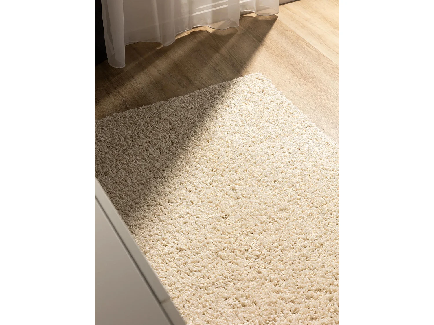 Tapis à poils longs Soho Crème 80x300 cm