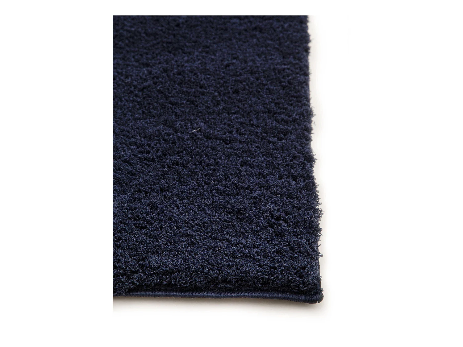 Tapis à poils longs Soda Bleu foncé 80x240 cm
