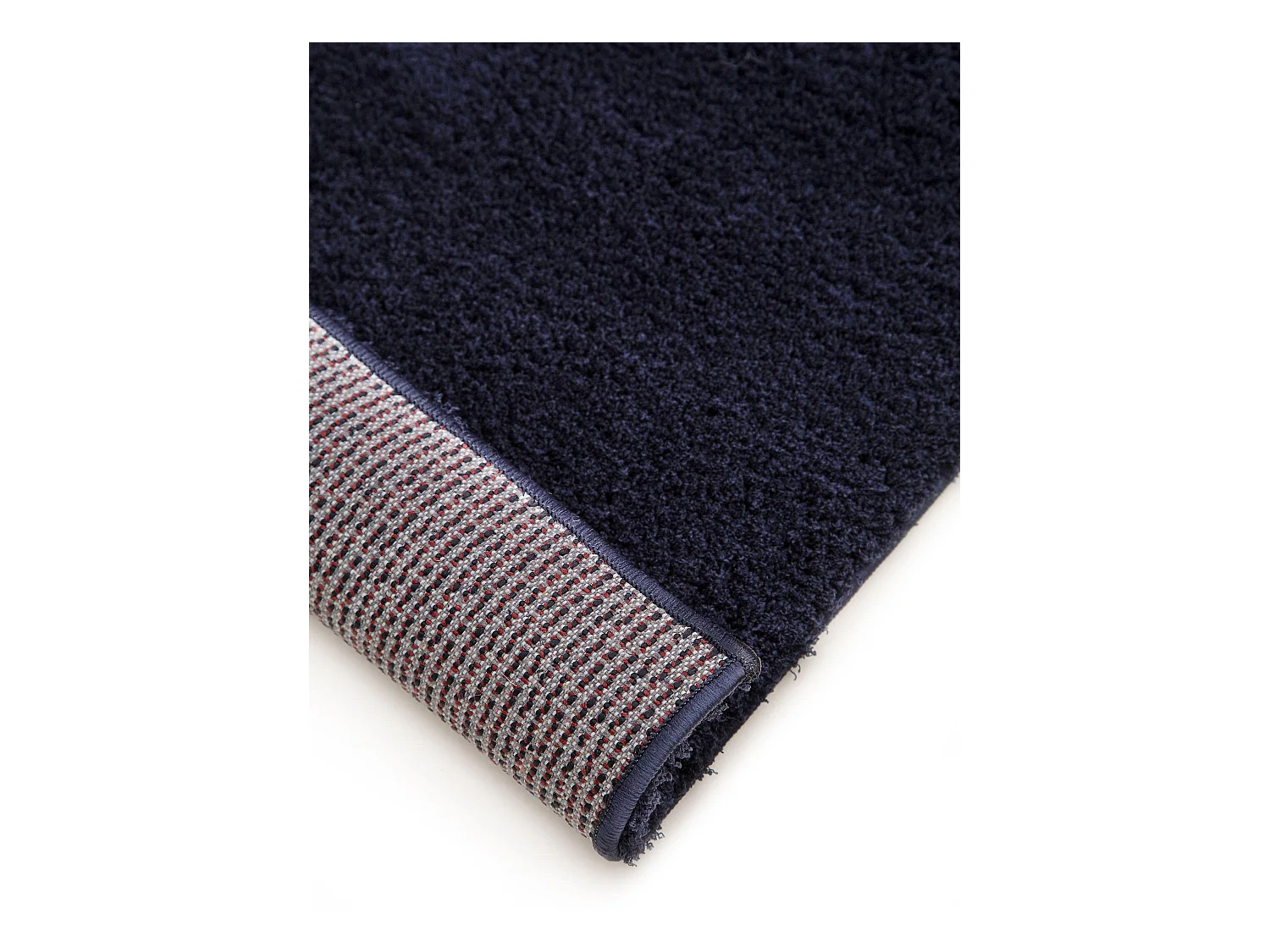 Tapis à poils longs Soda Bleu foncé 80x240 cm