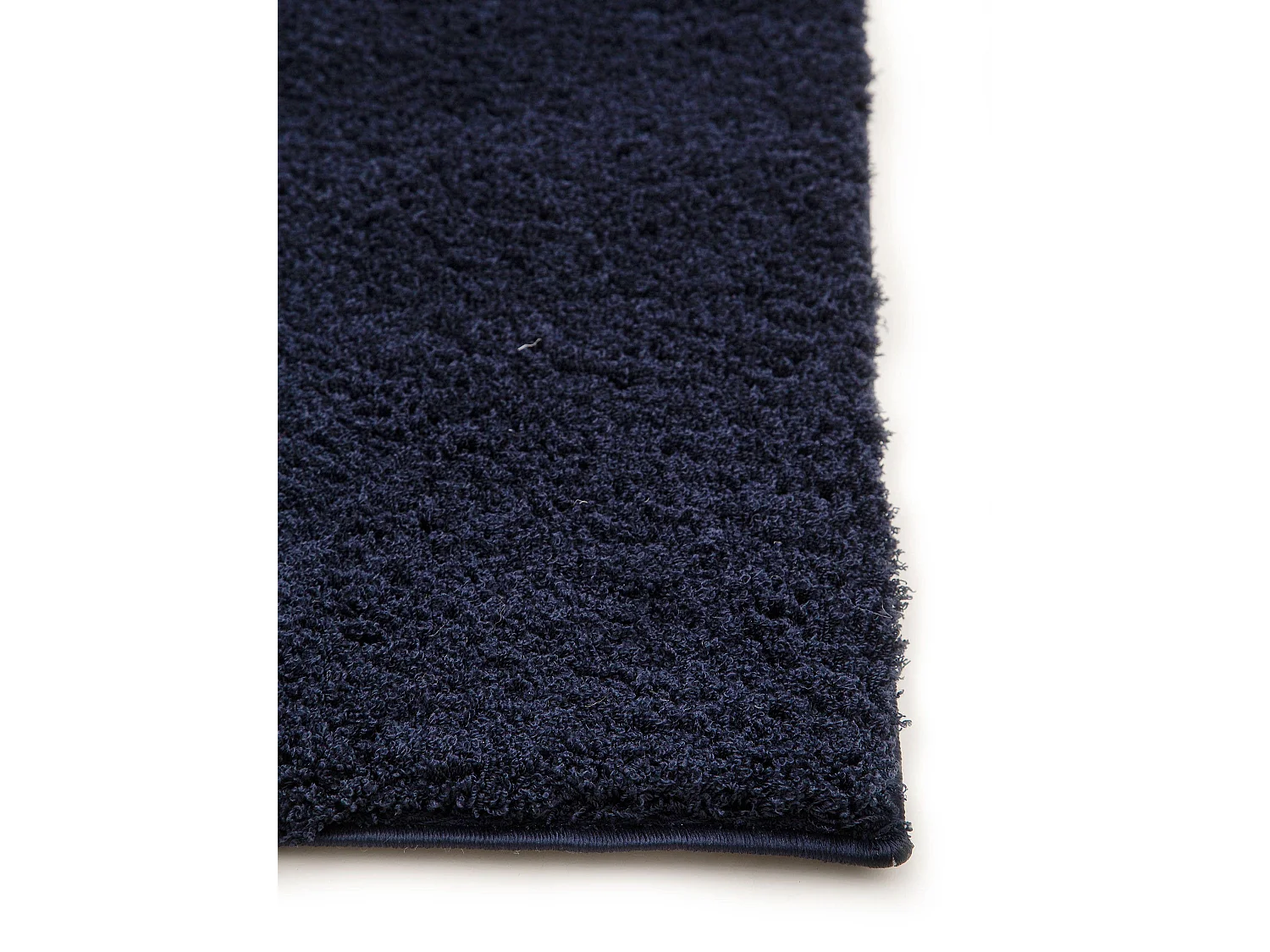 Tapis à poils longs Soda Bleu foncé 80x240 cm