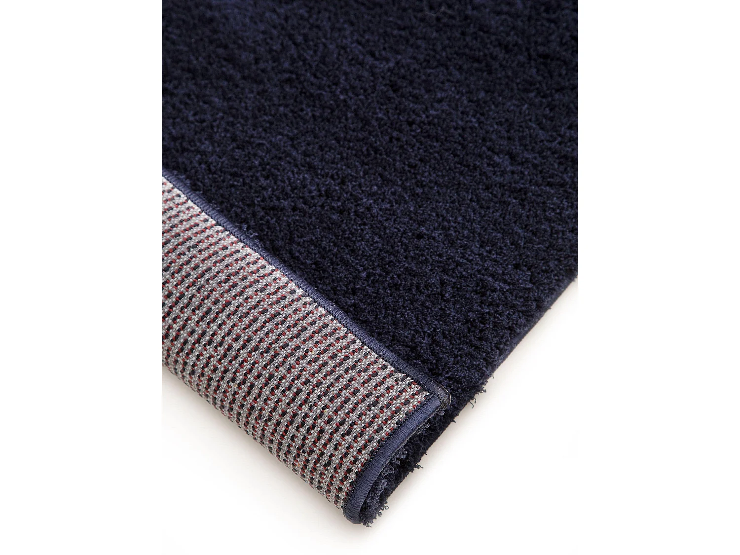 Tapis à poils longs Soda Bleu foncé 80x240 cm