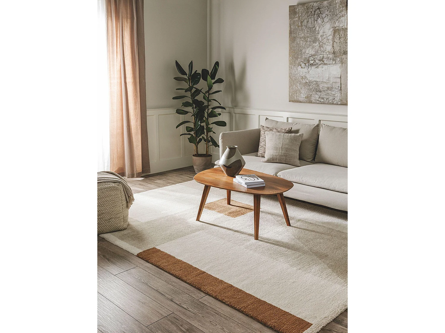Tapis Tacoma Beige/Marron 240x340 cm