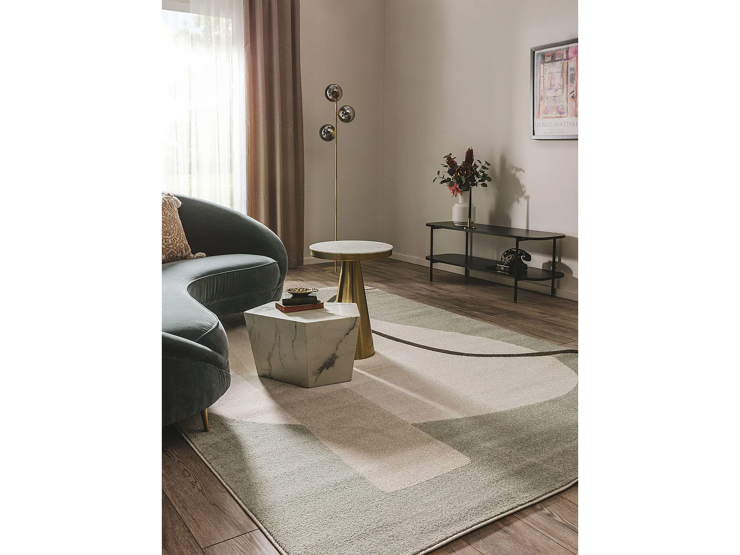 Tapis Ida Multicouleur 120x170 cm