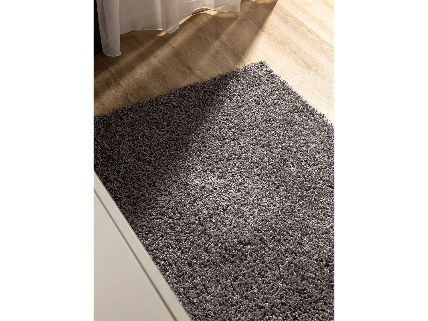 Tapis à poils longs Soho Gris 80x300 cm