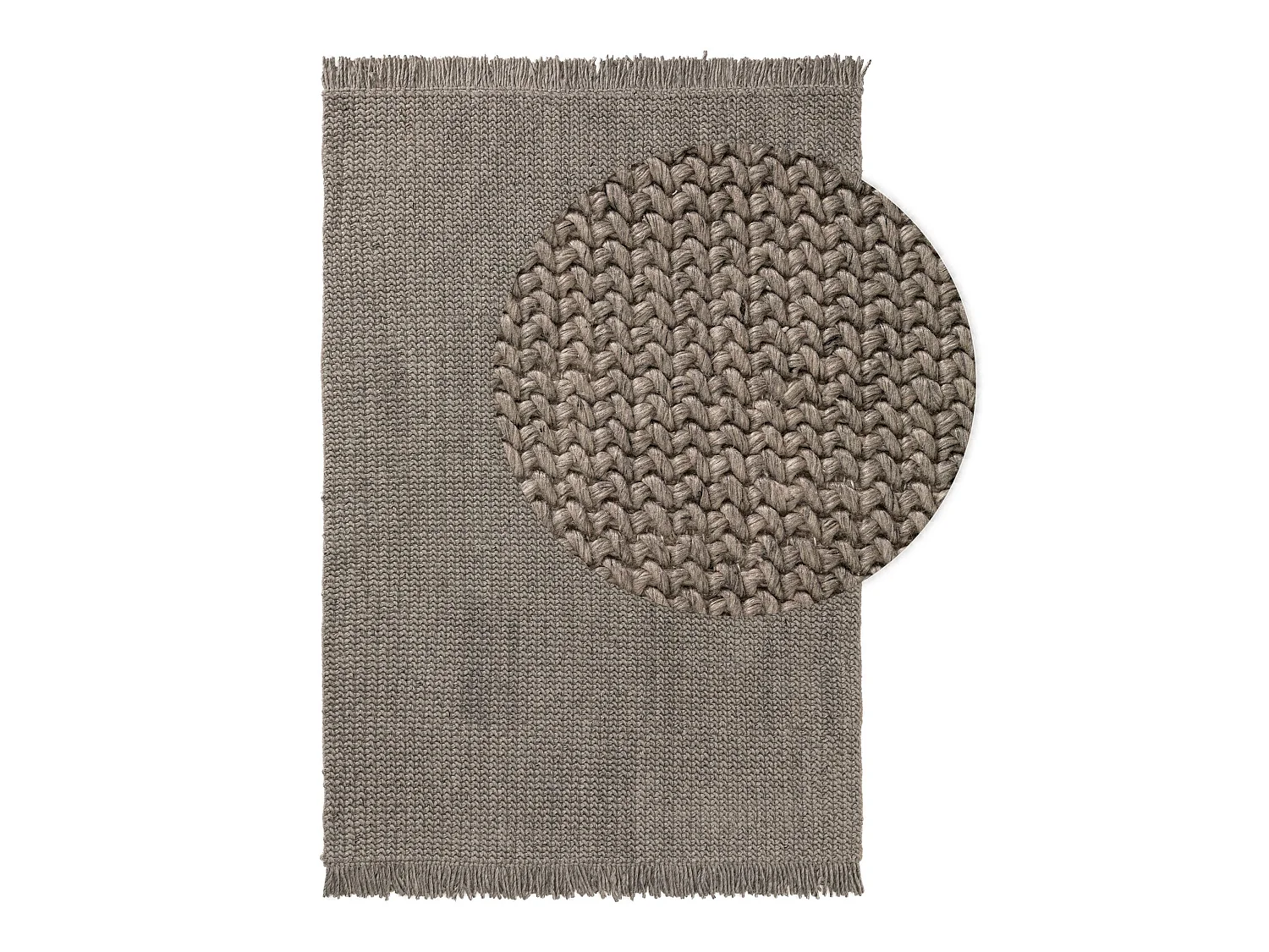 Tapis de laine Velma Gris 160x230 cm