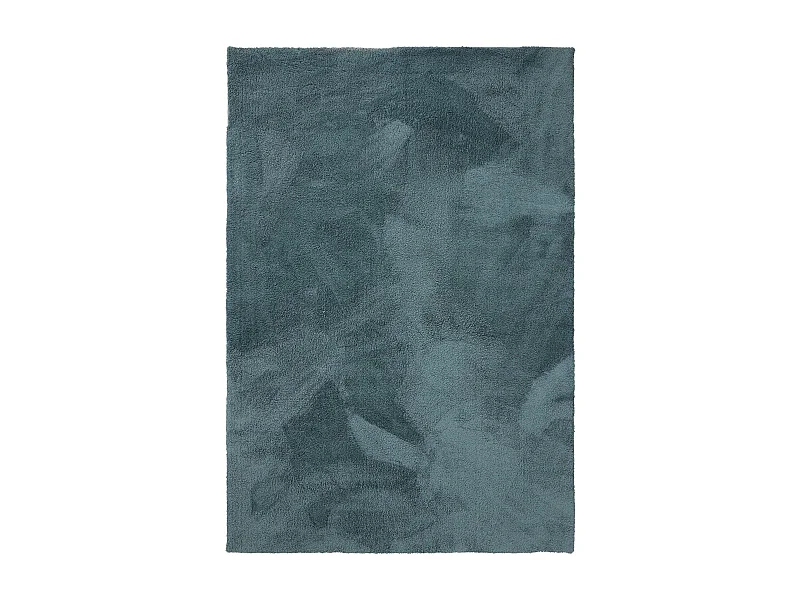 Tapis à poils longs Soda Bleu foncé 200x290 cm