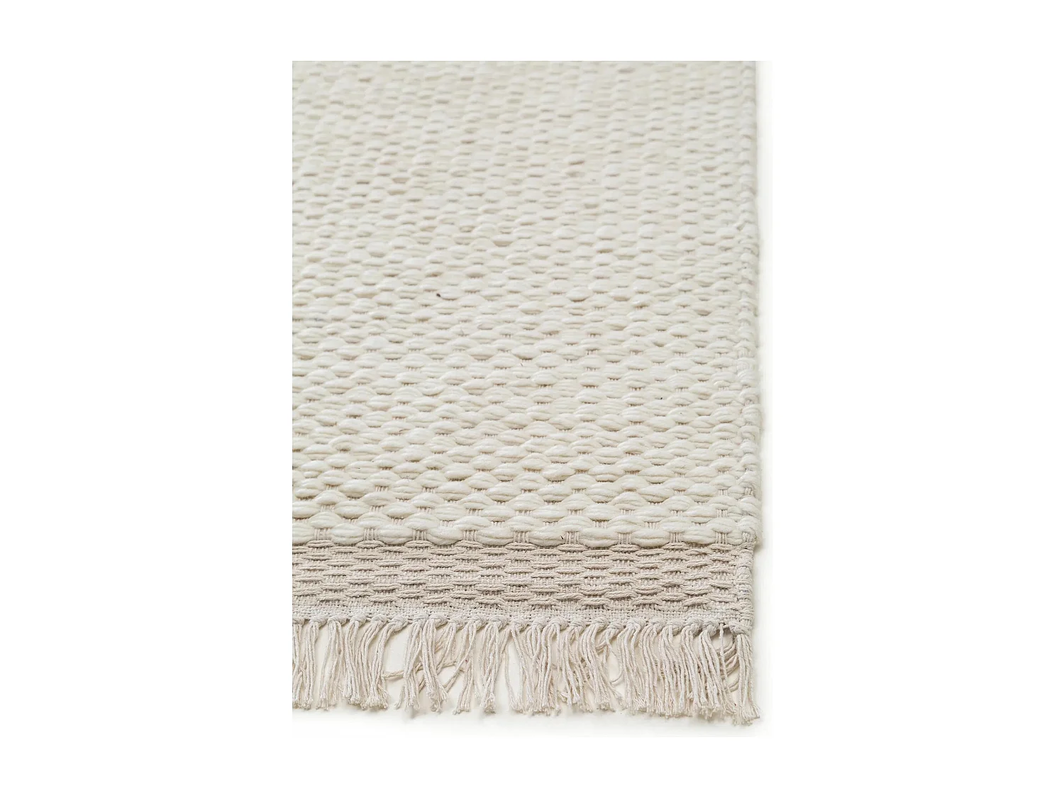 Tapis de laine Lana Crème 80x250 cm