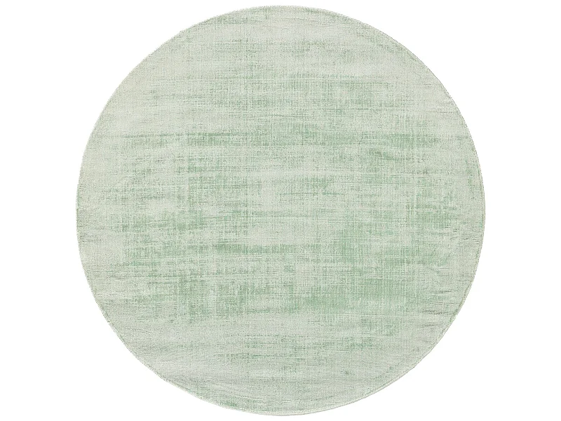 Tapis en viscose Rond Nova Menthe ø 160 cm rond