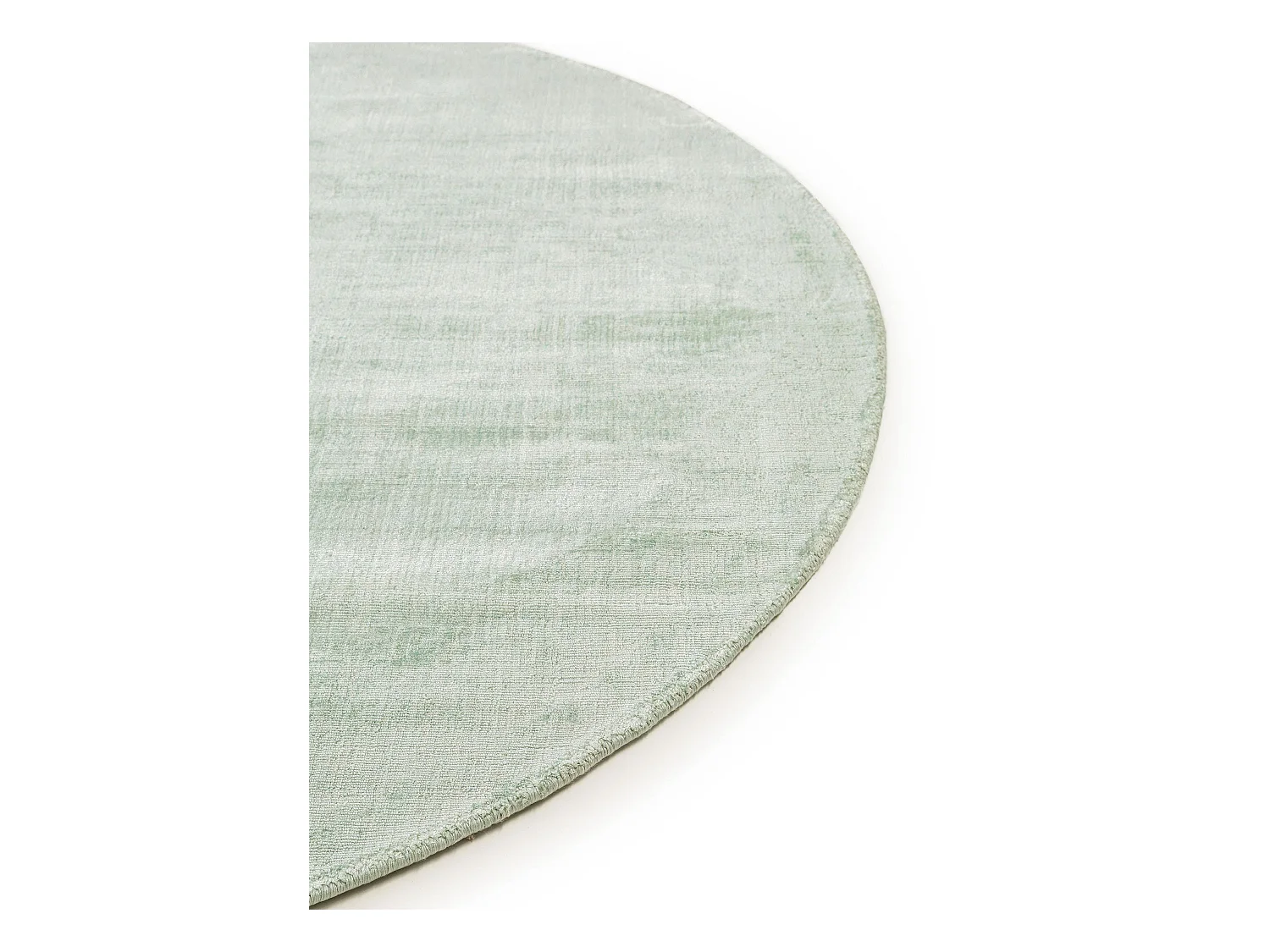 Tapis en viscose Rond Nova Menthe ø 160 cm rond