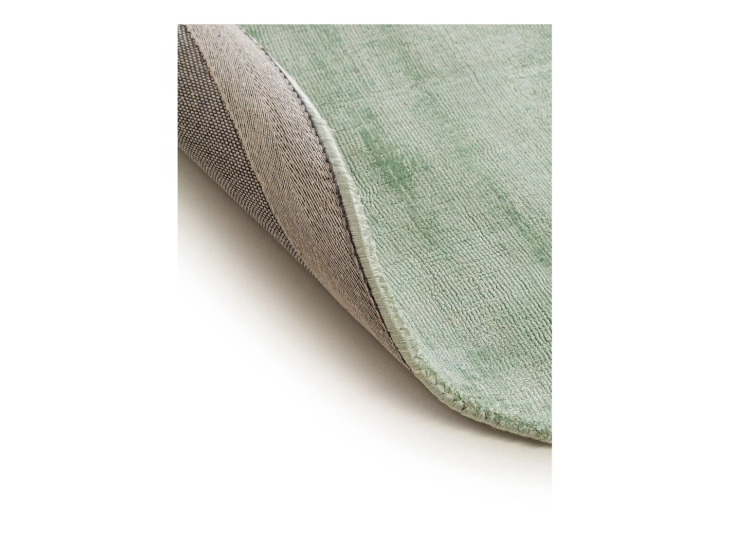 Tapis en viscose Rond Nova Menthe ø 160 cm rond