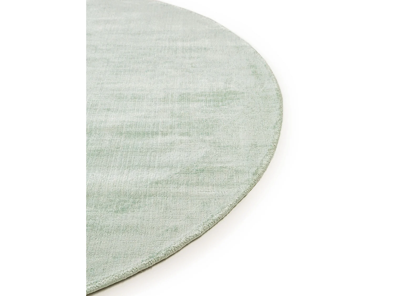 Tapis en viscose Rond Nova Menthe ø 160 cm rond