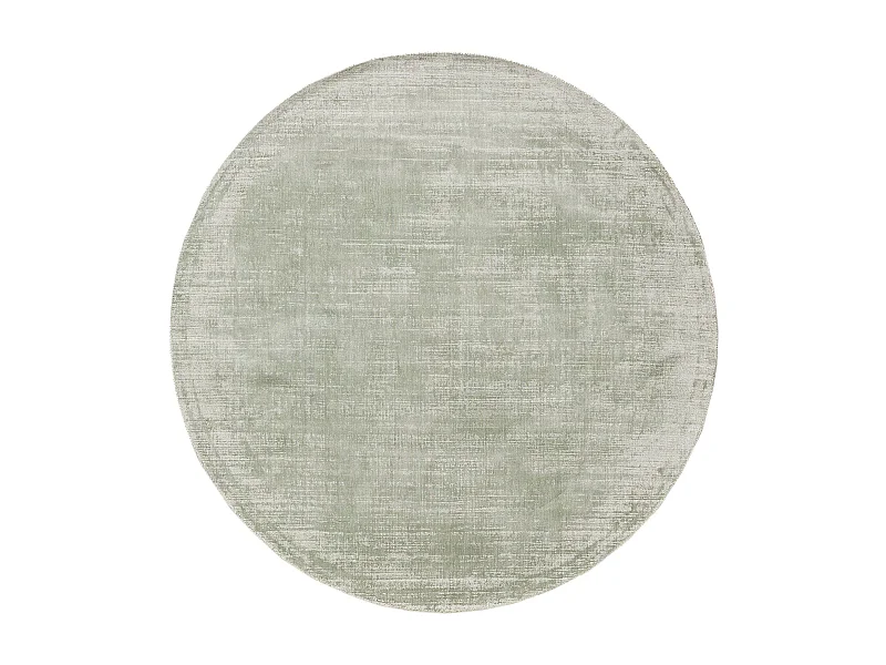Tapis en viscose Rond Nova Menthe ø 160 cm rond