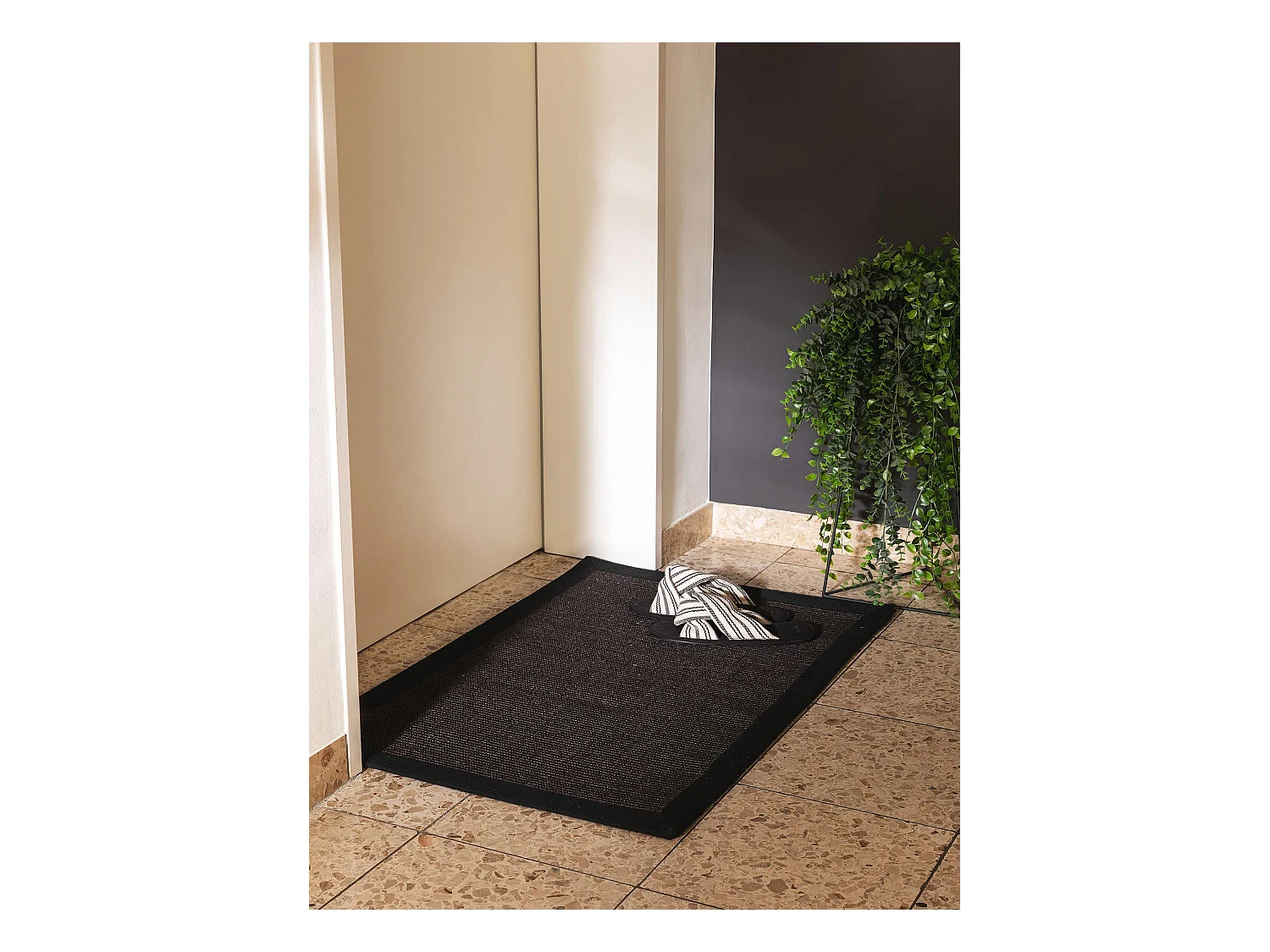 Paillasson Sana Noir 40x60 cm