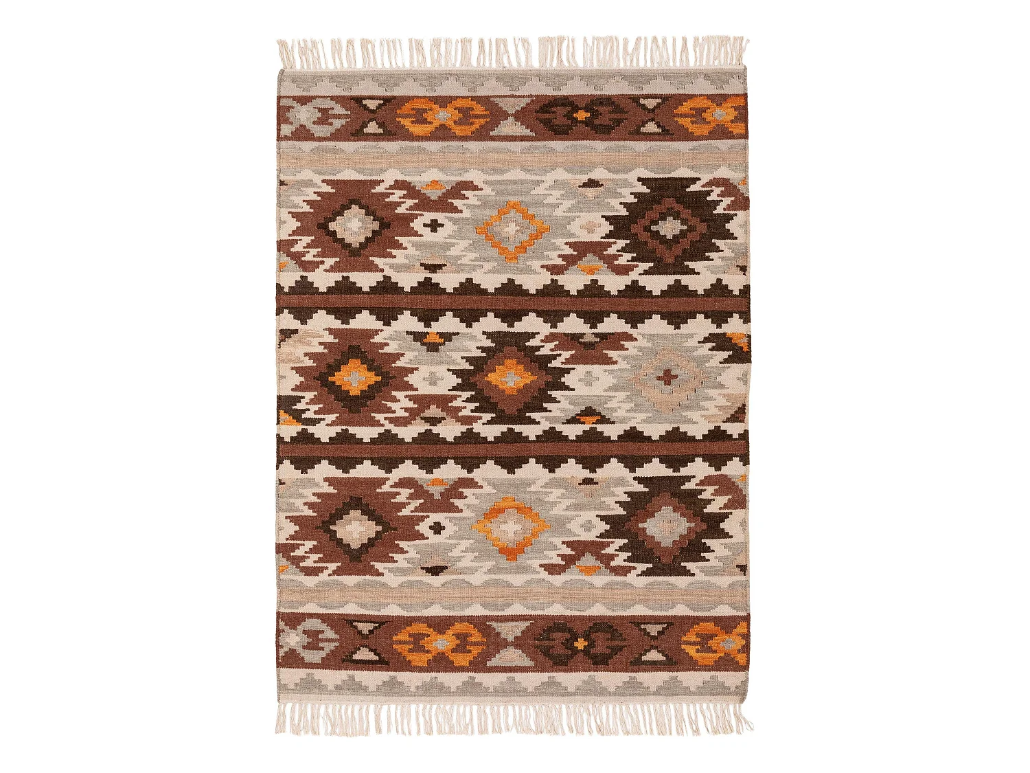 Kelim tissé à la main Zohra Multicouleur 70x140 cm