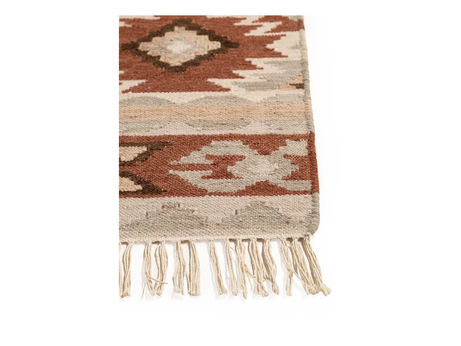 Kelim tissé à la main Zohra Multicouleur 70x140 cm