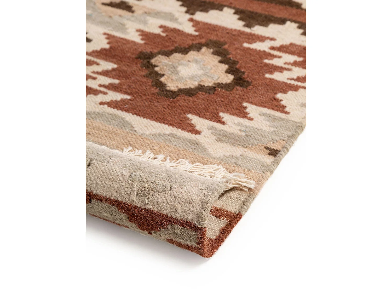 Kelim tissé à la main Zohra Multicouleur 70x140 cm