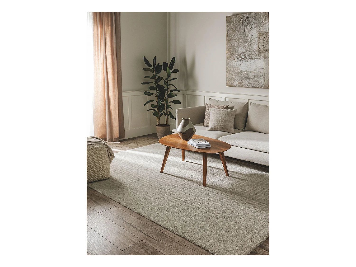 Tapis Tacoma Gris clair 160x230 cm