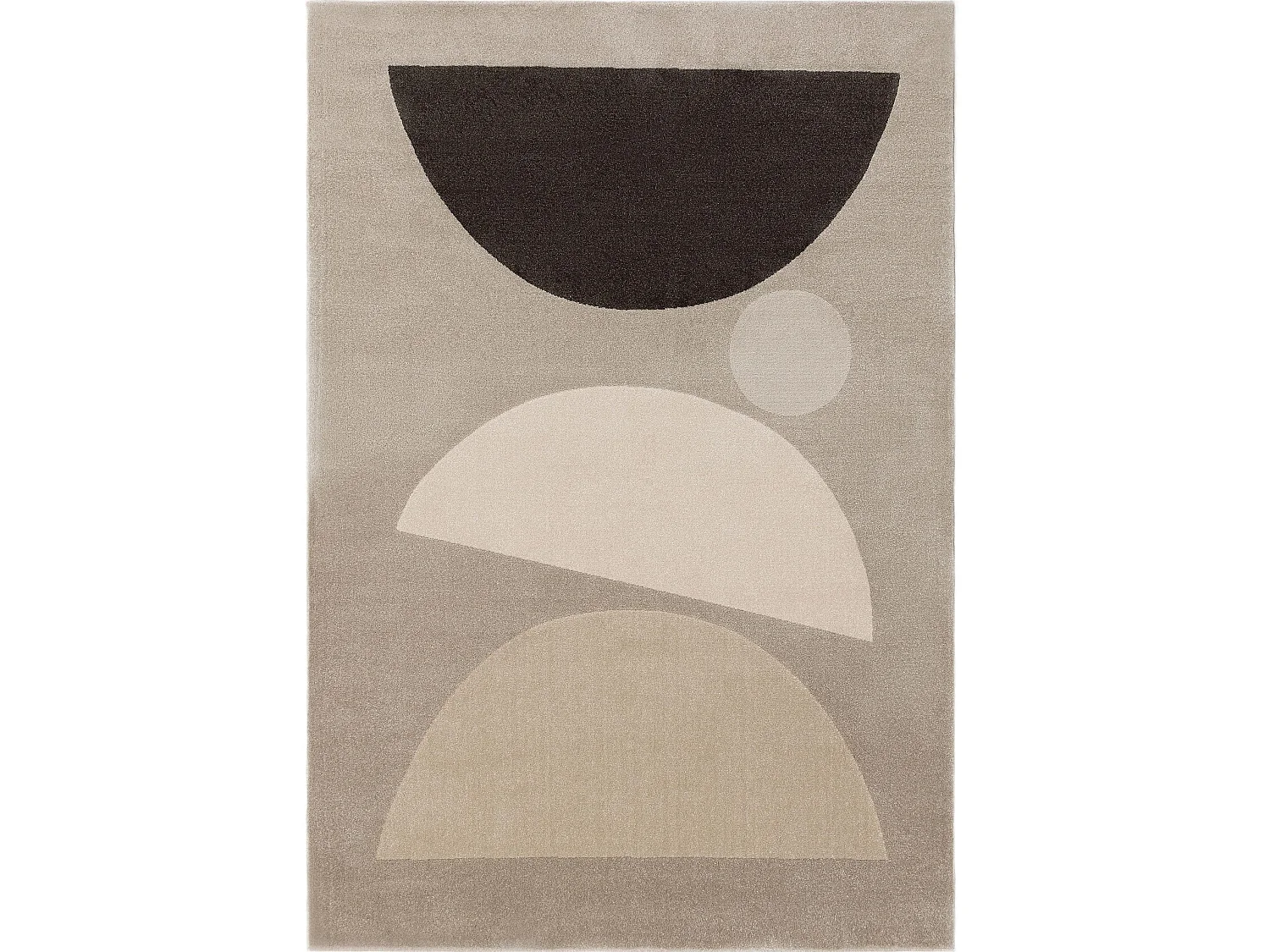 Tapis Ida Crème/Anthracite 200x290 cm