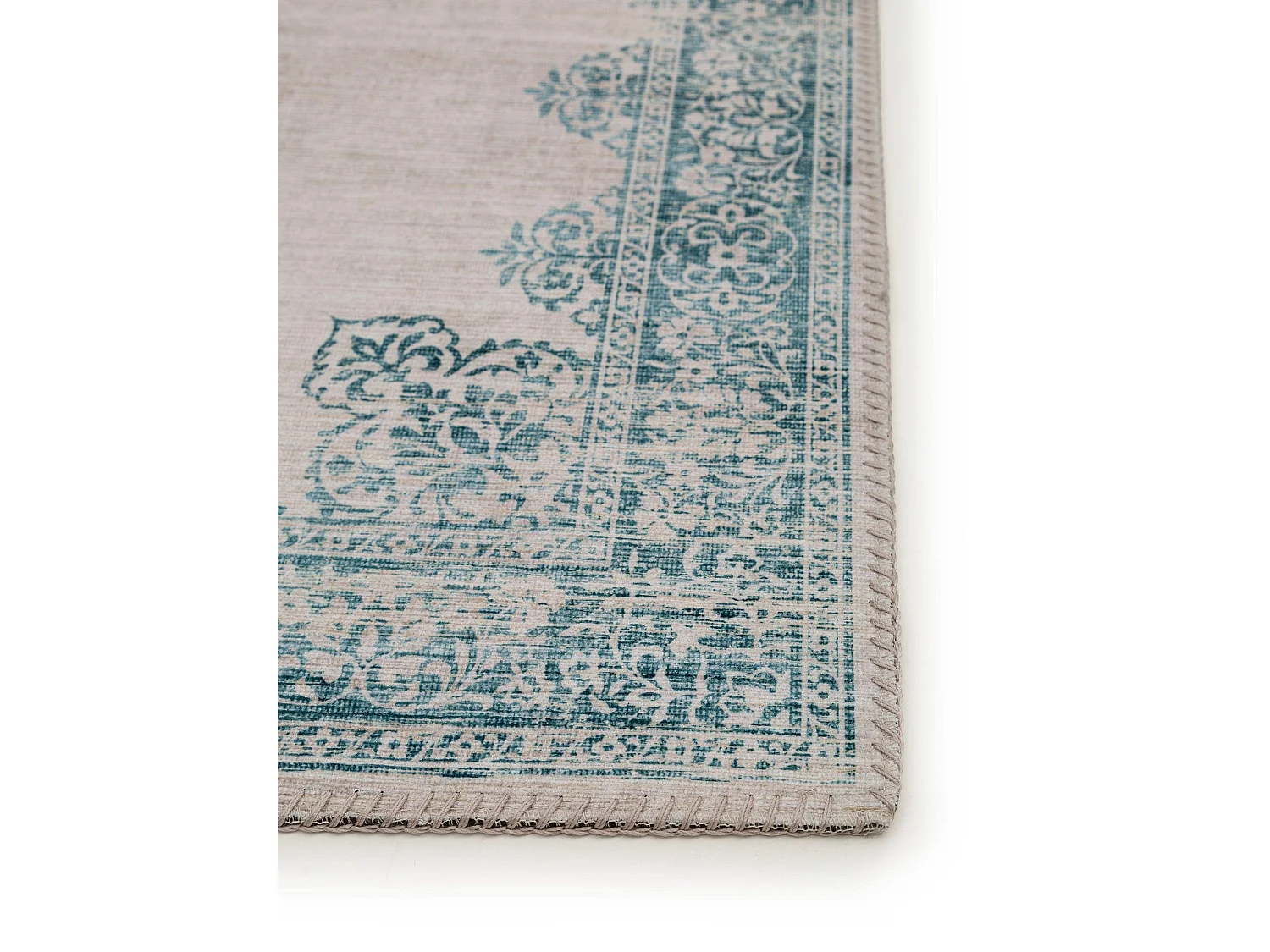 Tapis de couloir Laury Turquoise 80x240 cm