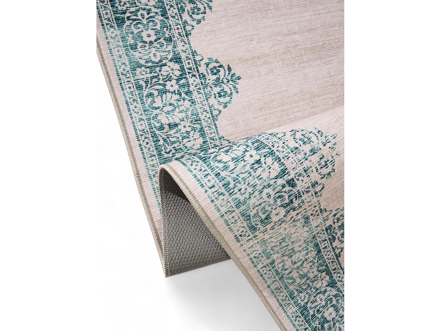 Tapis de couloir Laury Turquoise 80x240 cm