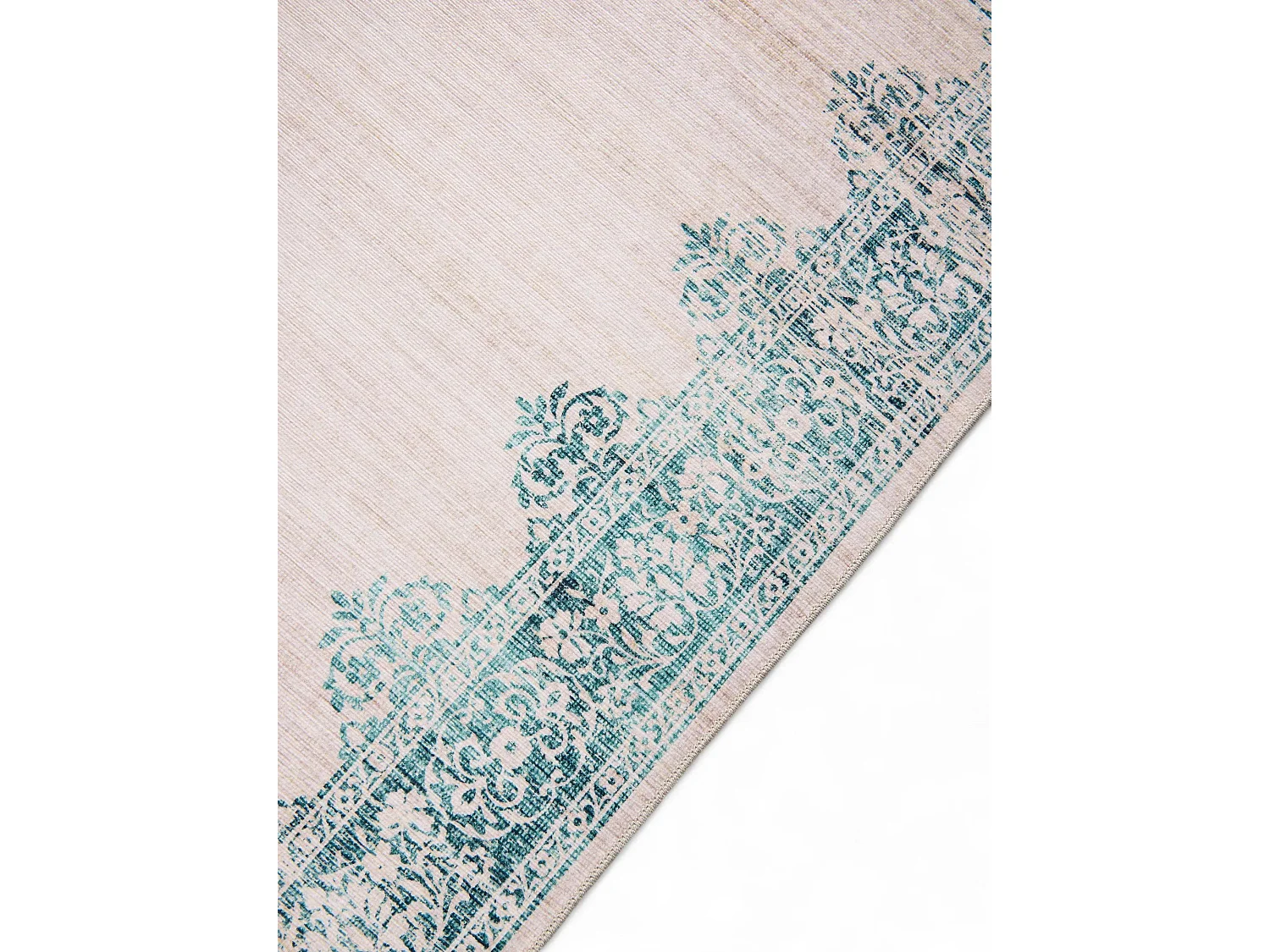 Tapis de couloir Laury Turquoise 80x240 cm