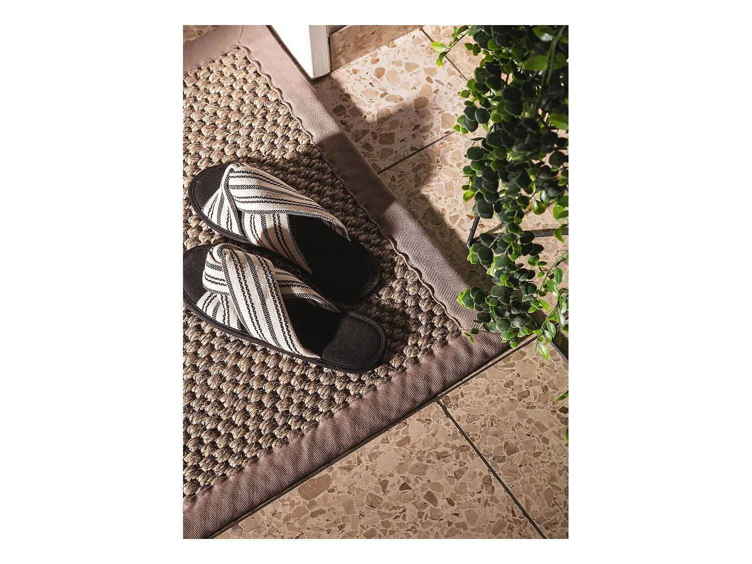 Paillasson Greta Gris 40x60 cm