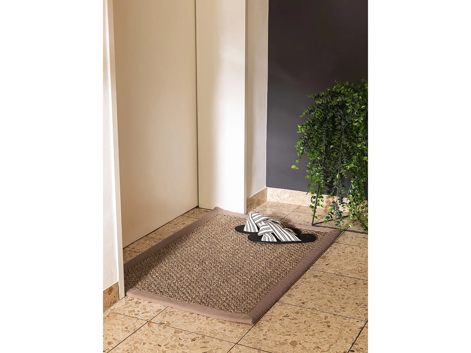 Paillasson Greta Gris 40x60 cm