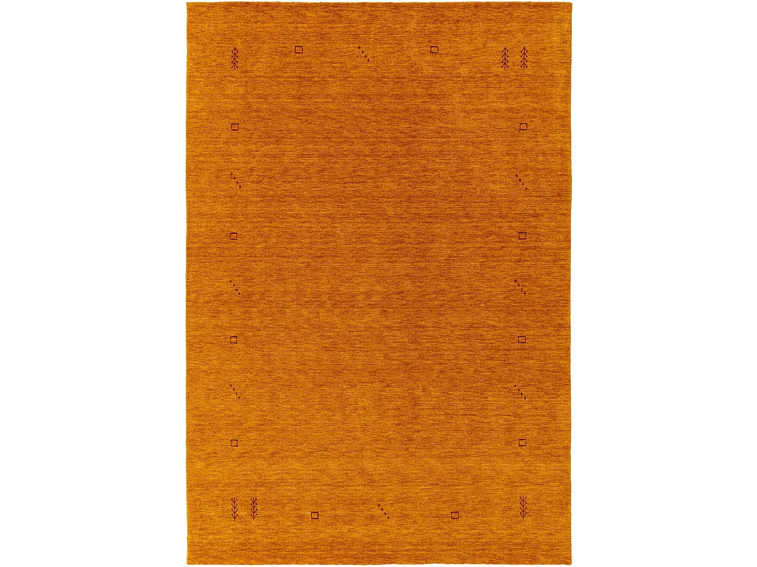 Tapis de laine Jamal Jaune 200x300 cm