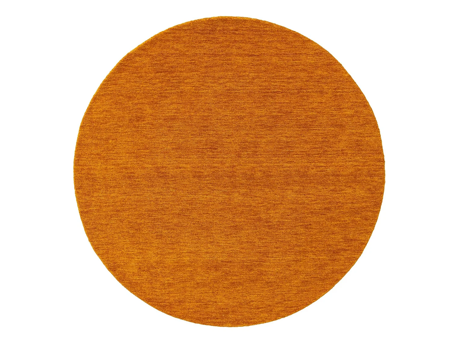 Tapis en laine rond Jamal Jaune ø 200 cm rond