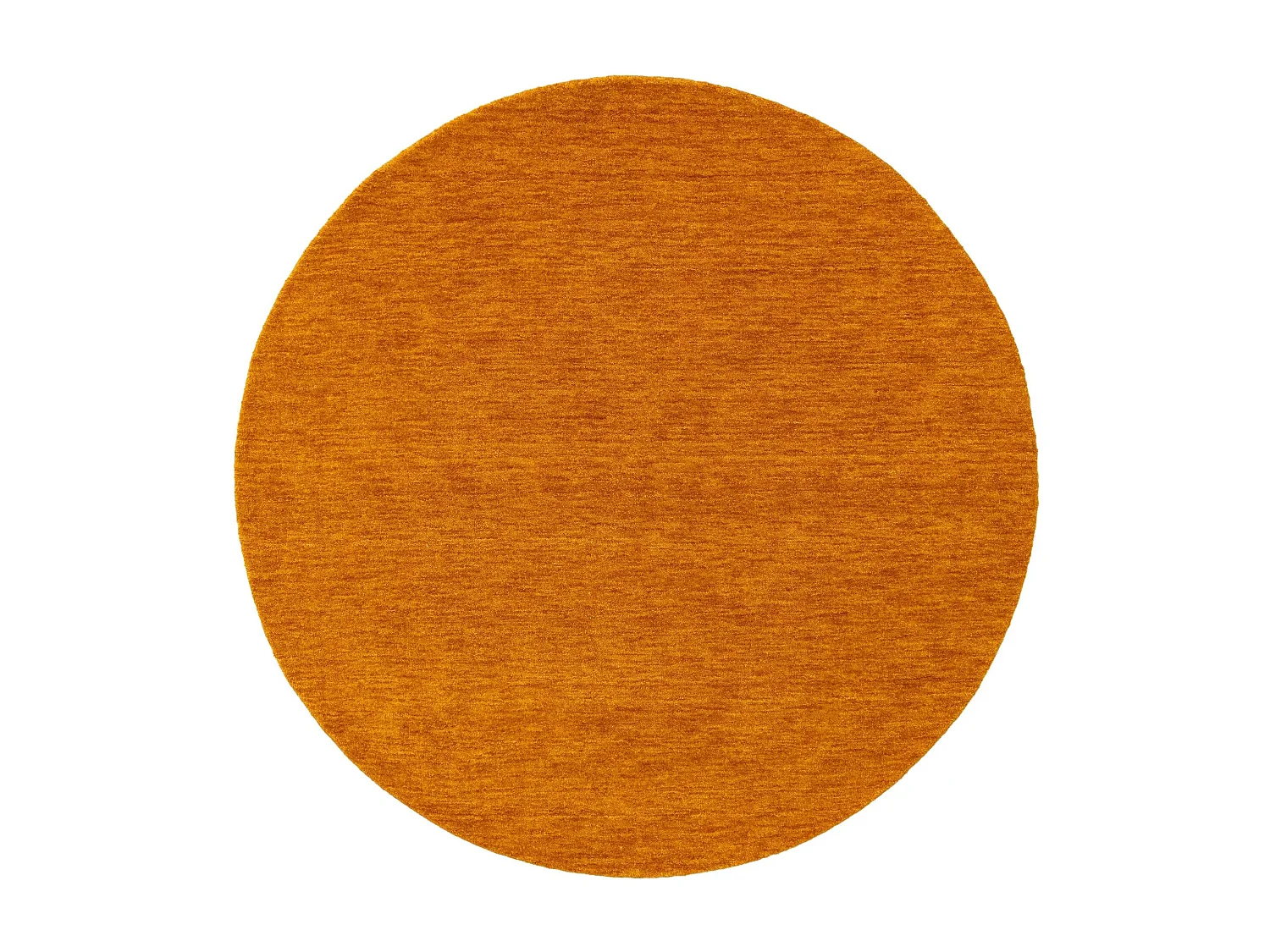Tapis en laine rond Jamal Jaune ø 200 cm rond