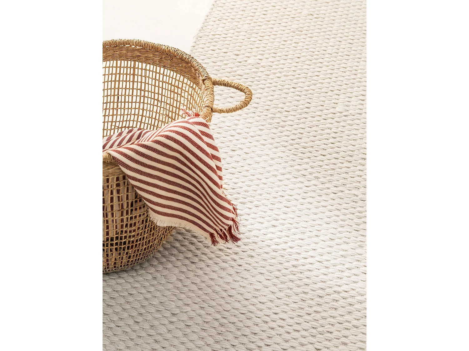 Tapis de laine Lana Crème 70x200 cm