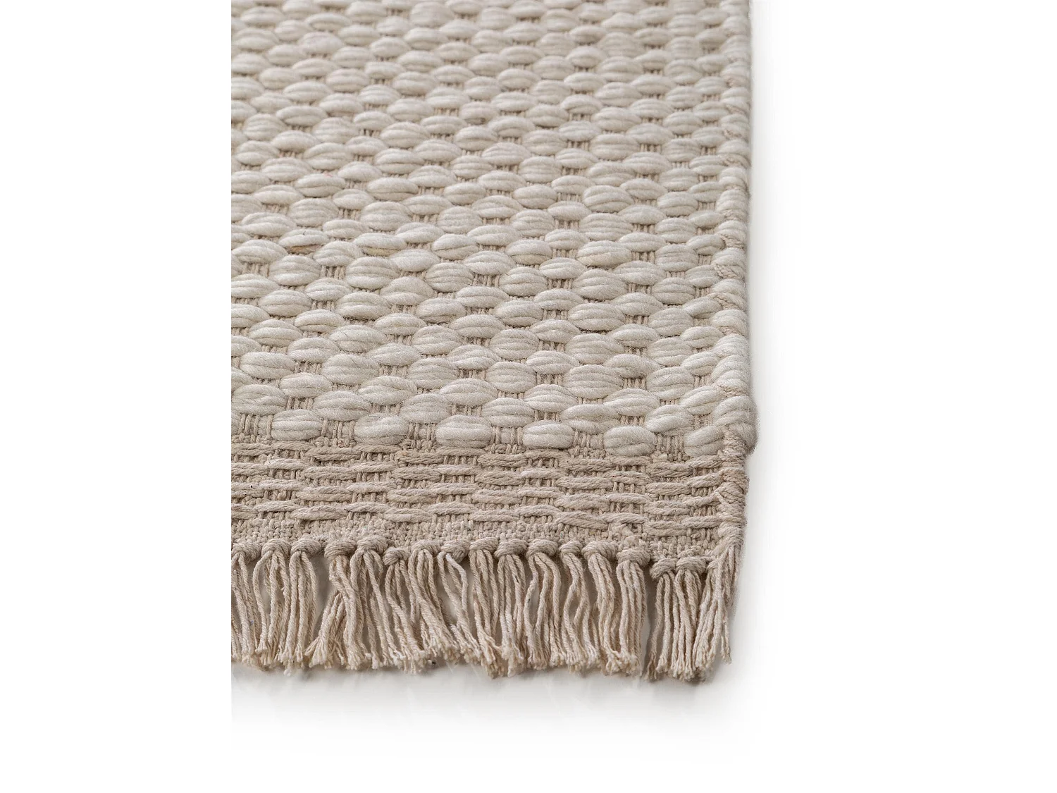 Tapis de laine Lana Crème 70x200 cm